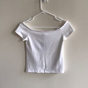NWT❗️Express Boat Neck Crop Top